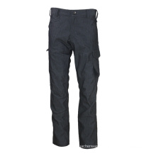 hotsale big volume black stripe permanent aramid fire resistant anti-static suit pants